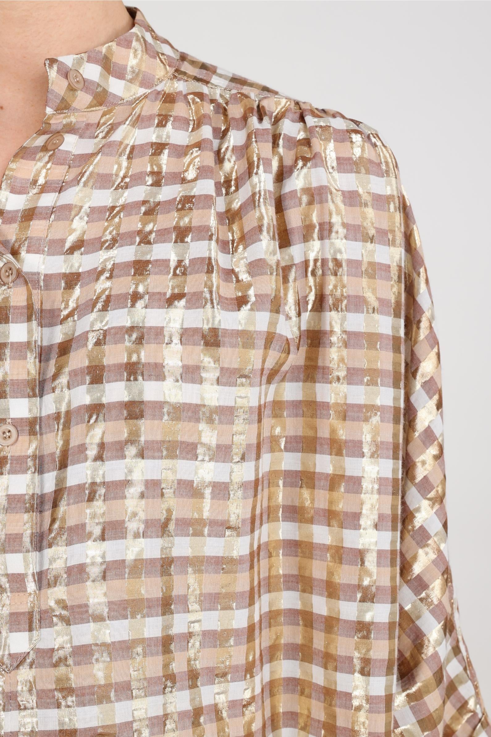 NUKUS NKF02215 Maya Blouse Check