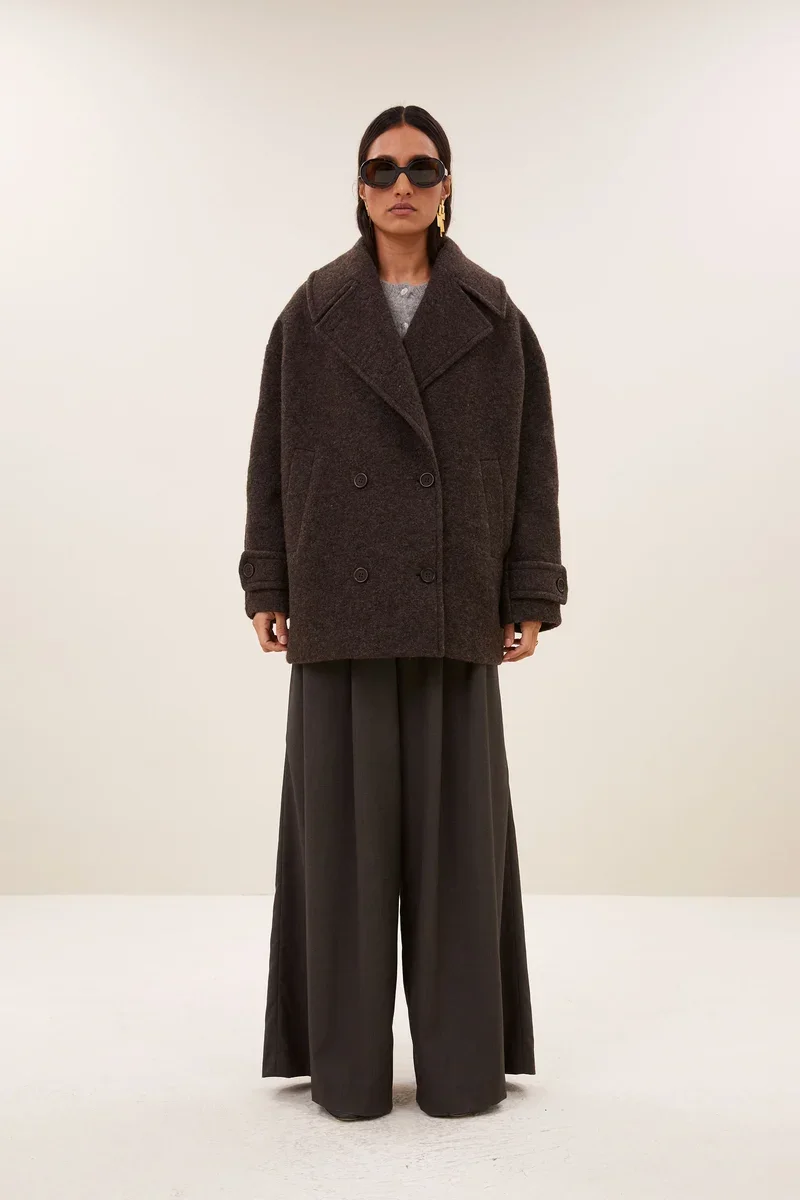 BY-BAR 26419028 Scott melange coat