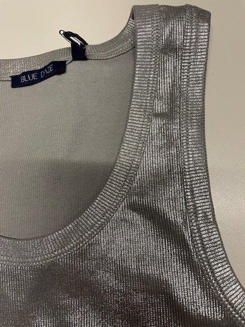 SUMMUM 3s4873-5183 Rib Tank Top-midgrey