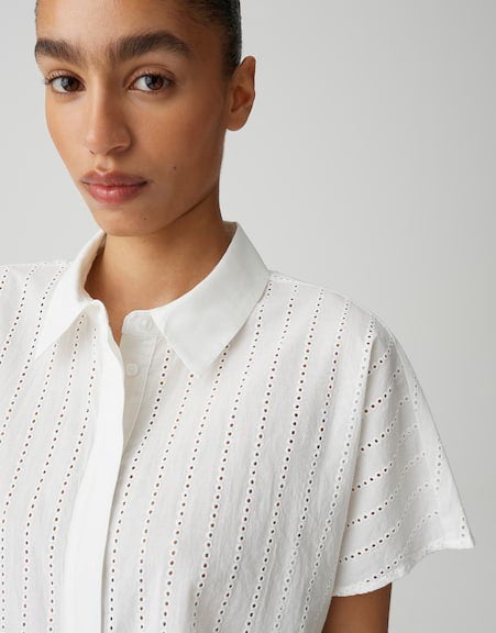 OPUS 10548814071423 Fydra Blouse met korte mouwen