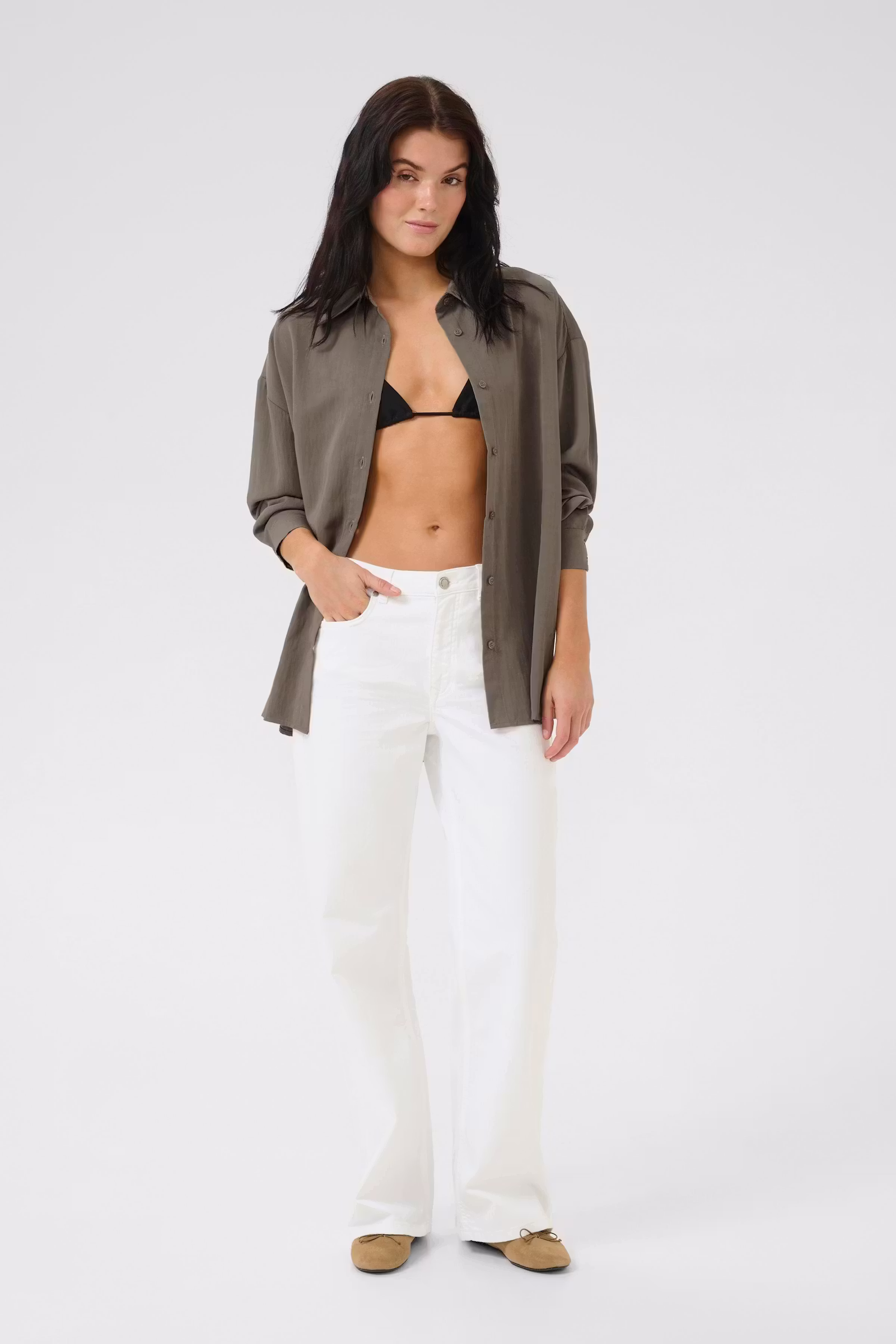 My Essential Wardrobe 10704619 LouisMW 157 HW Jeans Brightwhite