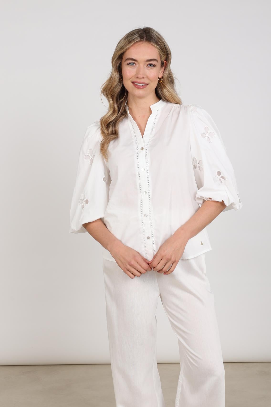NUKUS NKS02112 Rosie Blouse-Offwhite
