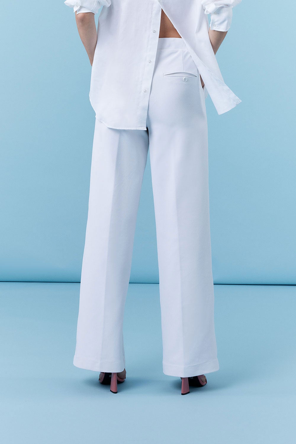 COREL 1006-4952S24 Lilly WIDE LEG u.Pts Sport-White