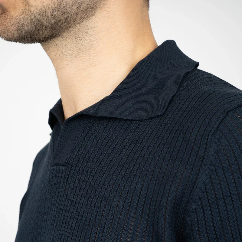 SEVEN DIALS SDL26106RI21 BENNET Buttonless Polo-Navy