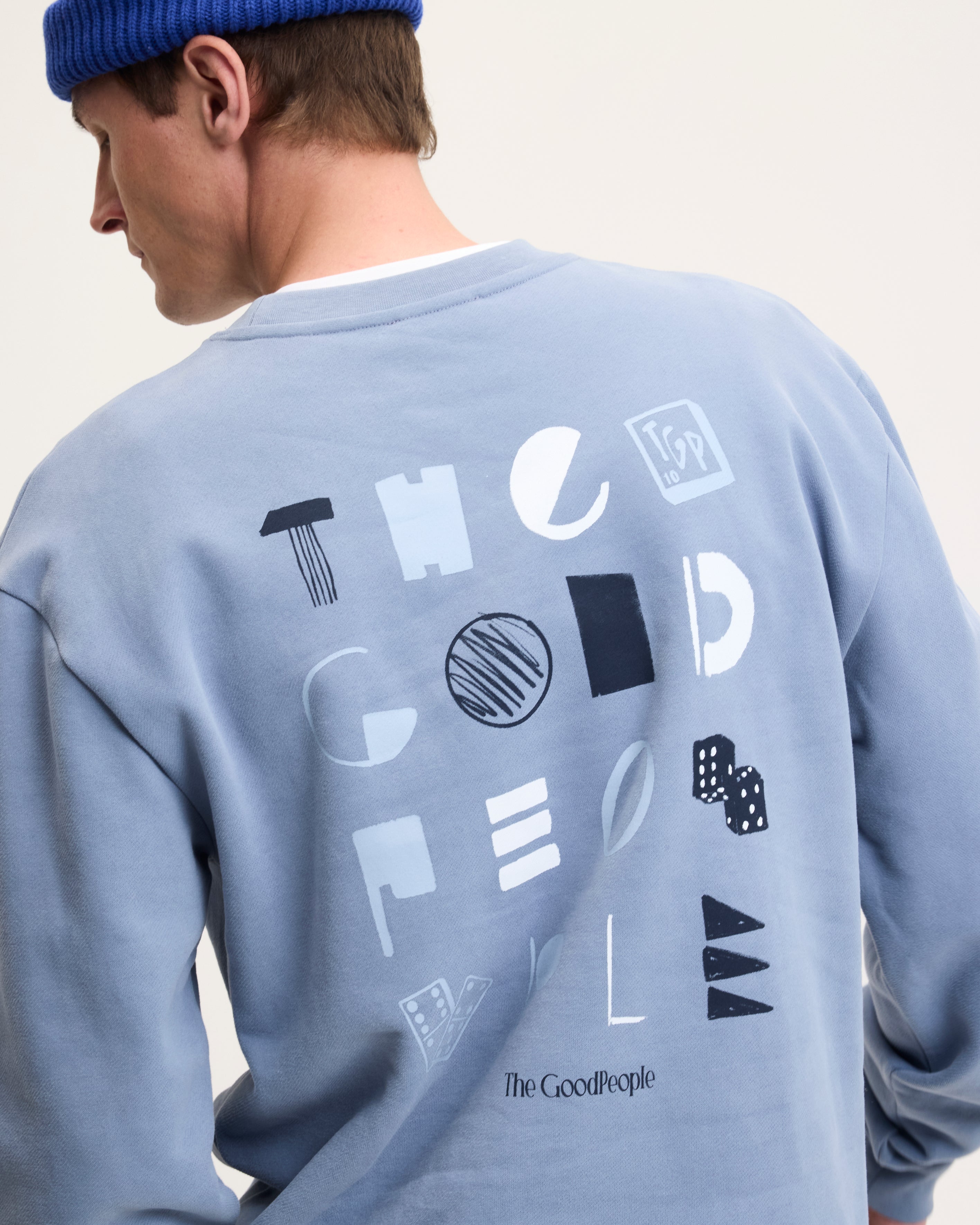 THE GOODPEOPLE LAX 26020710 sweater denim blue