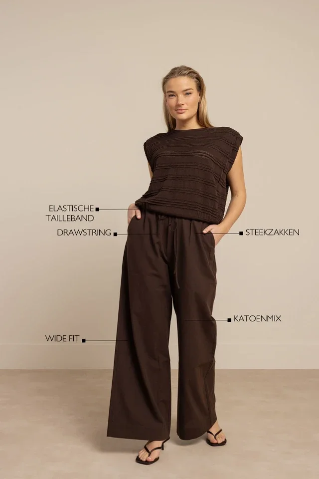 STUDIO ANNELOES 13755 Grace linen trousers