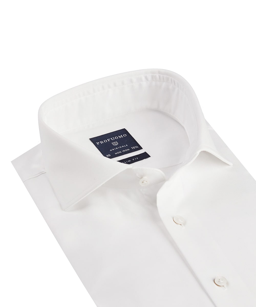 PROFUOMO TWILL-SHIRT PP0H0A001/WHITE