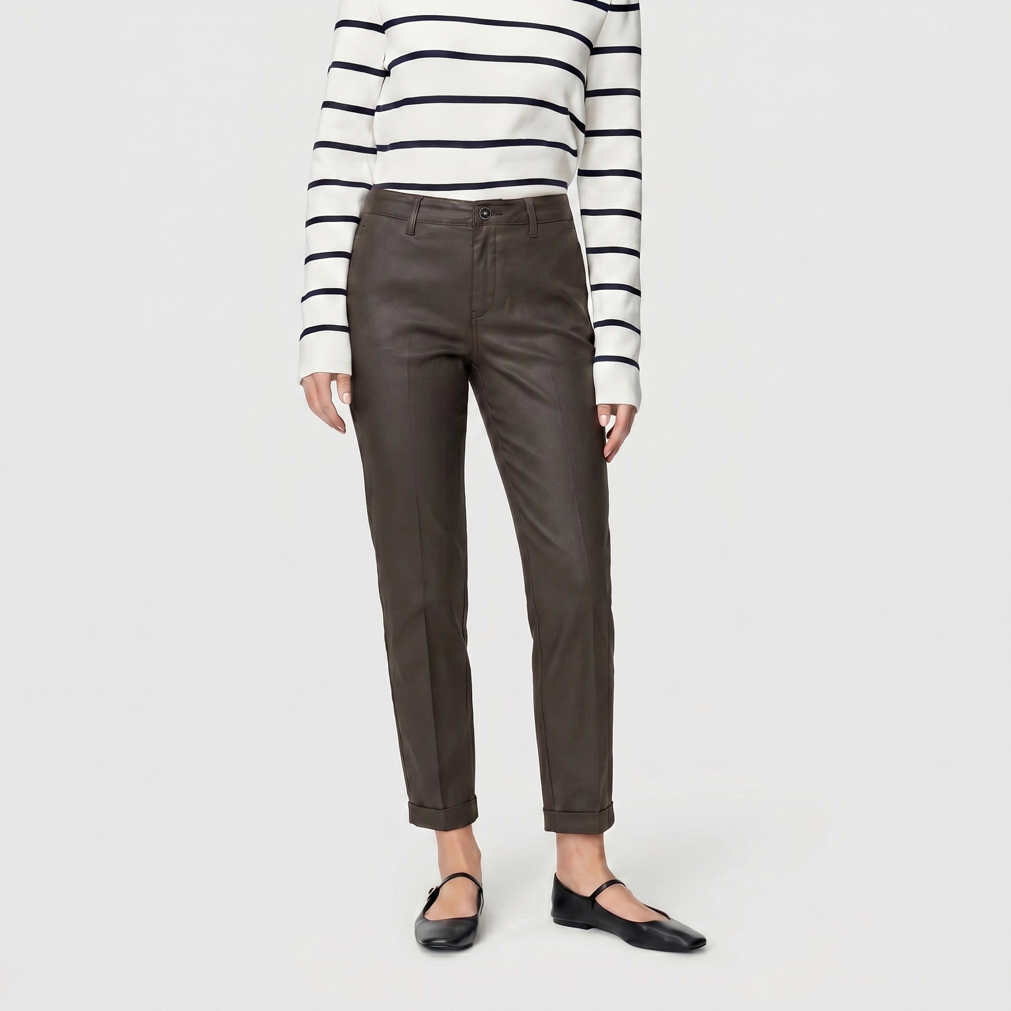 MAC 0465 3075-00 Chino Turn-up Slim-fit Pants