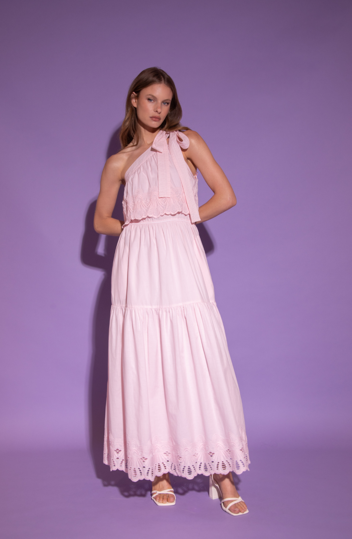 AMAYA Amsterdam Solana Jurk-Roze