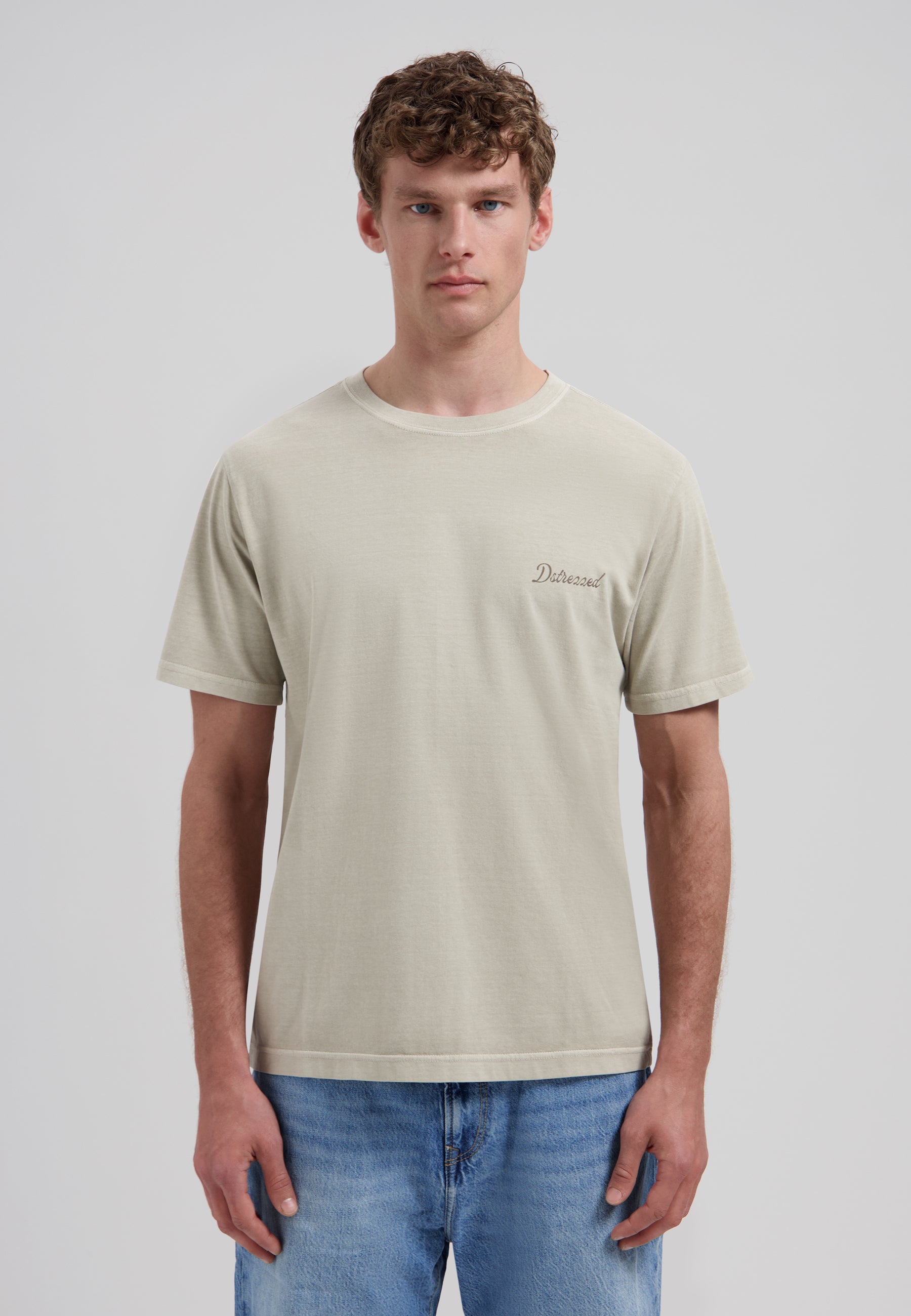 DSTREZZED 203054-SS26 Nickolas Tee - Sand