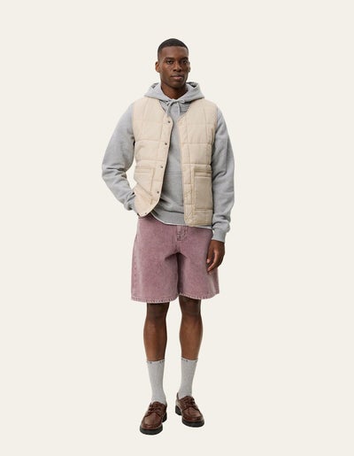 LES DEUX 1001361 Matt Quilted Vest-Light Sand