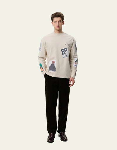 LES DEUX 1002304 STAMP LS T-SHIRT