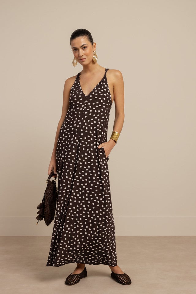 STUDIO ANNELOES 13938 Norah 2way dot dress