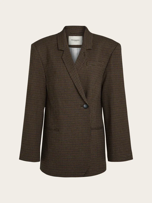 BEAUMONT BC49110263 MAEL blazer dark chocolate