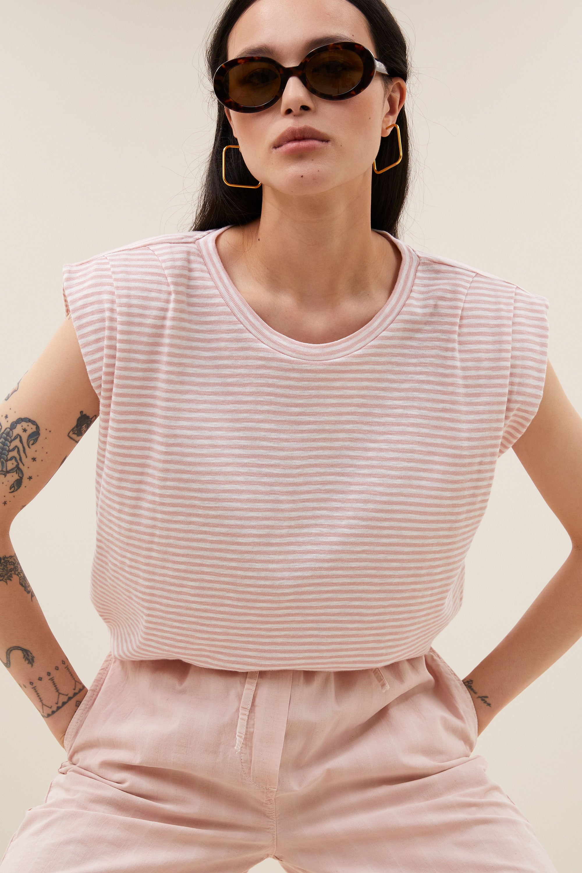 BY-BAR 26211023 Nilou Flamestrip Top