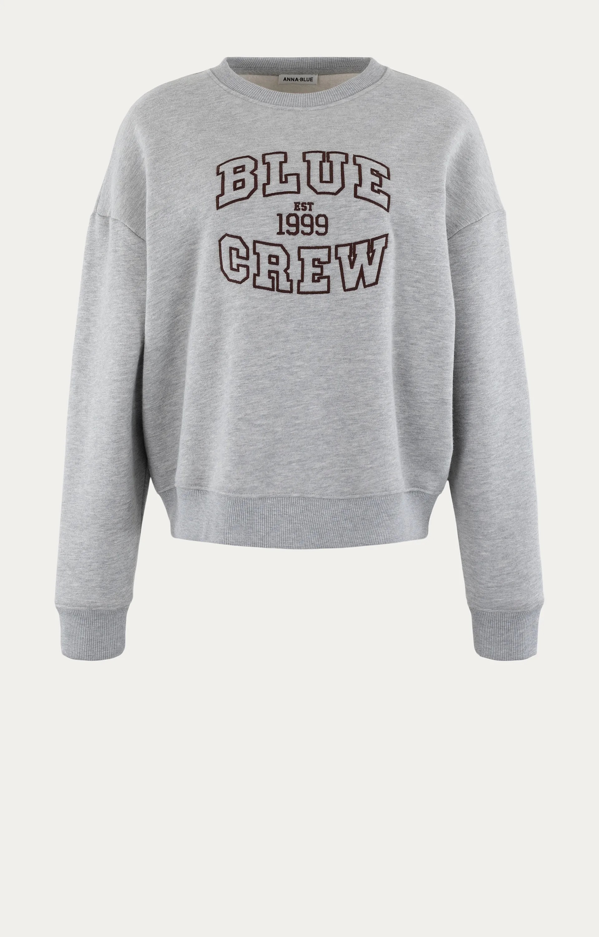 ANNA BLUE B60-04-BlueCrew-4 sweater grijs
