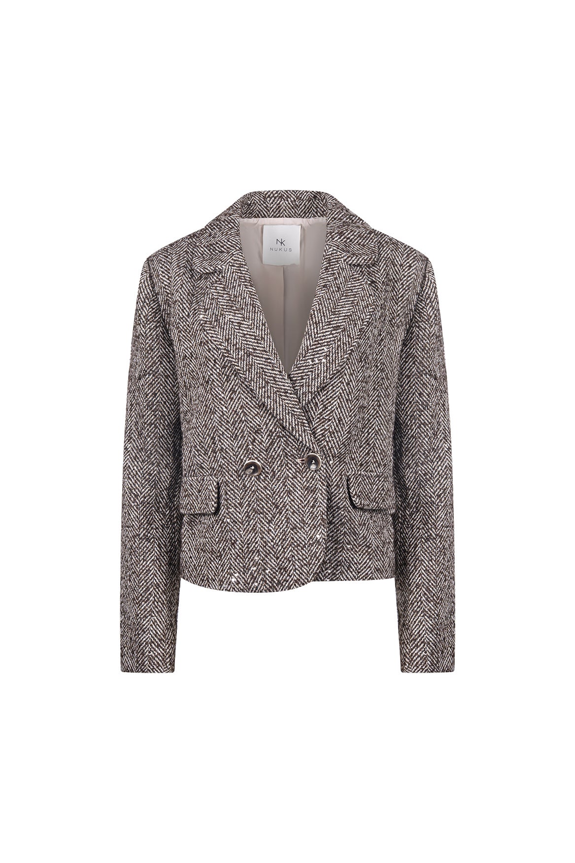 NUKUS NKF13096 Daphne Jacket Herringbone