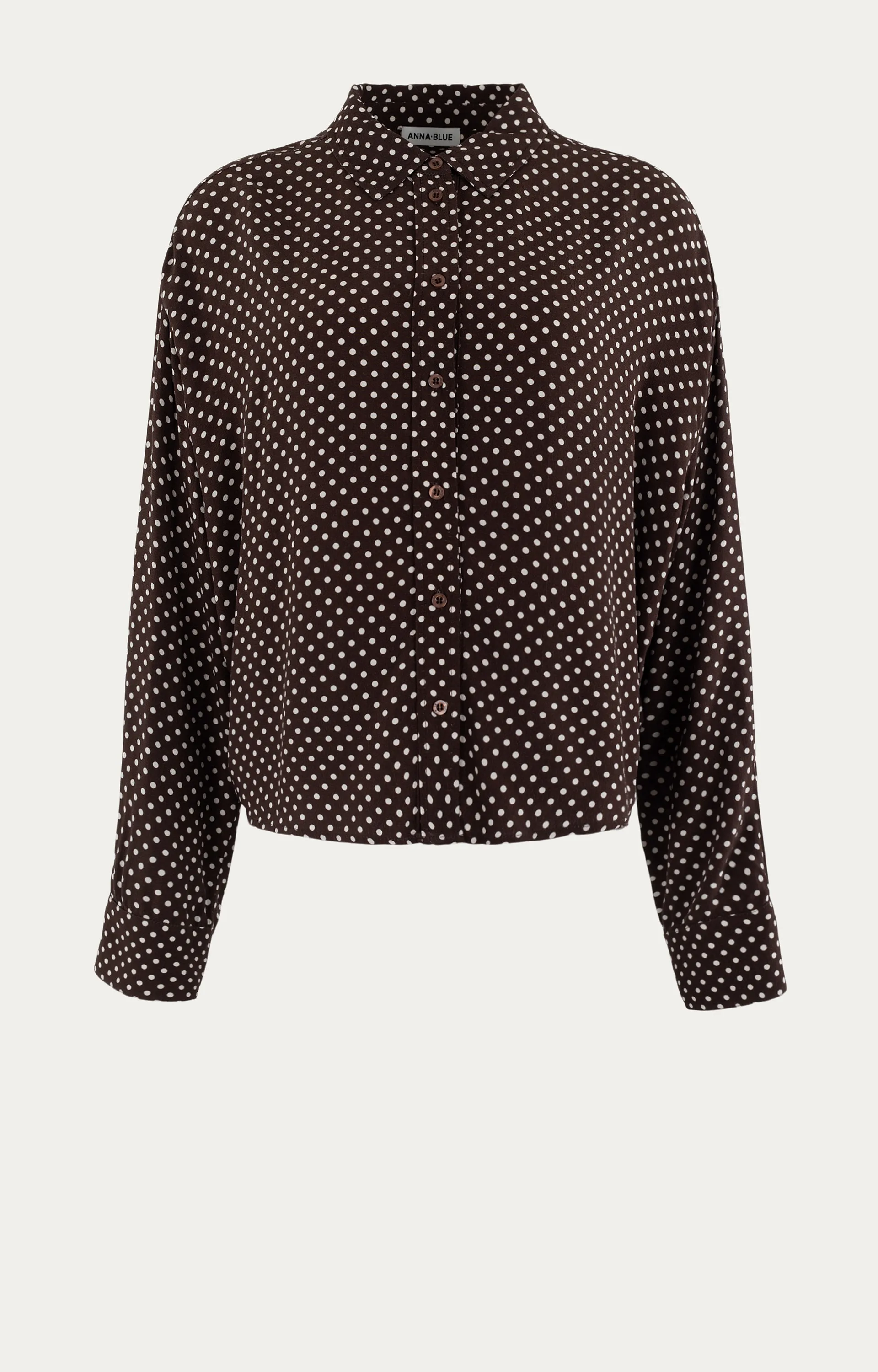 ANNA BLUE B41-05-Lilo blouse bruin