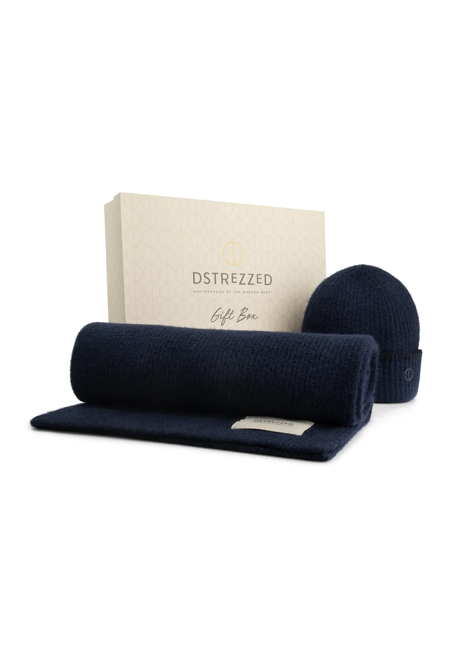 DSTREZZED 661182 GIFT PACKAGE  - muts + shawl navy