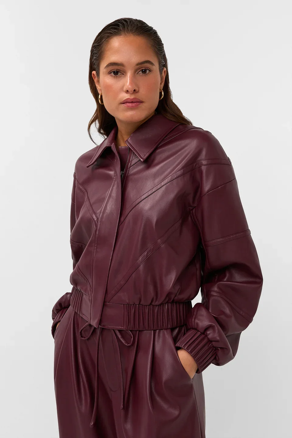 AMAYA Amsterdam Riven jacket bordeaux