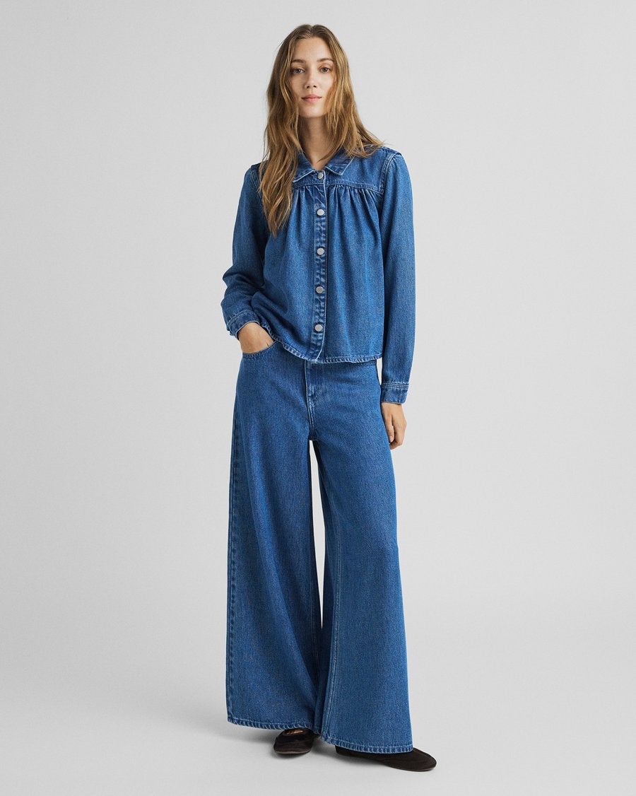 MOSS COPENHAGEN 20131 AGO RUE WIDE PANTS LONG