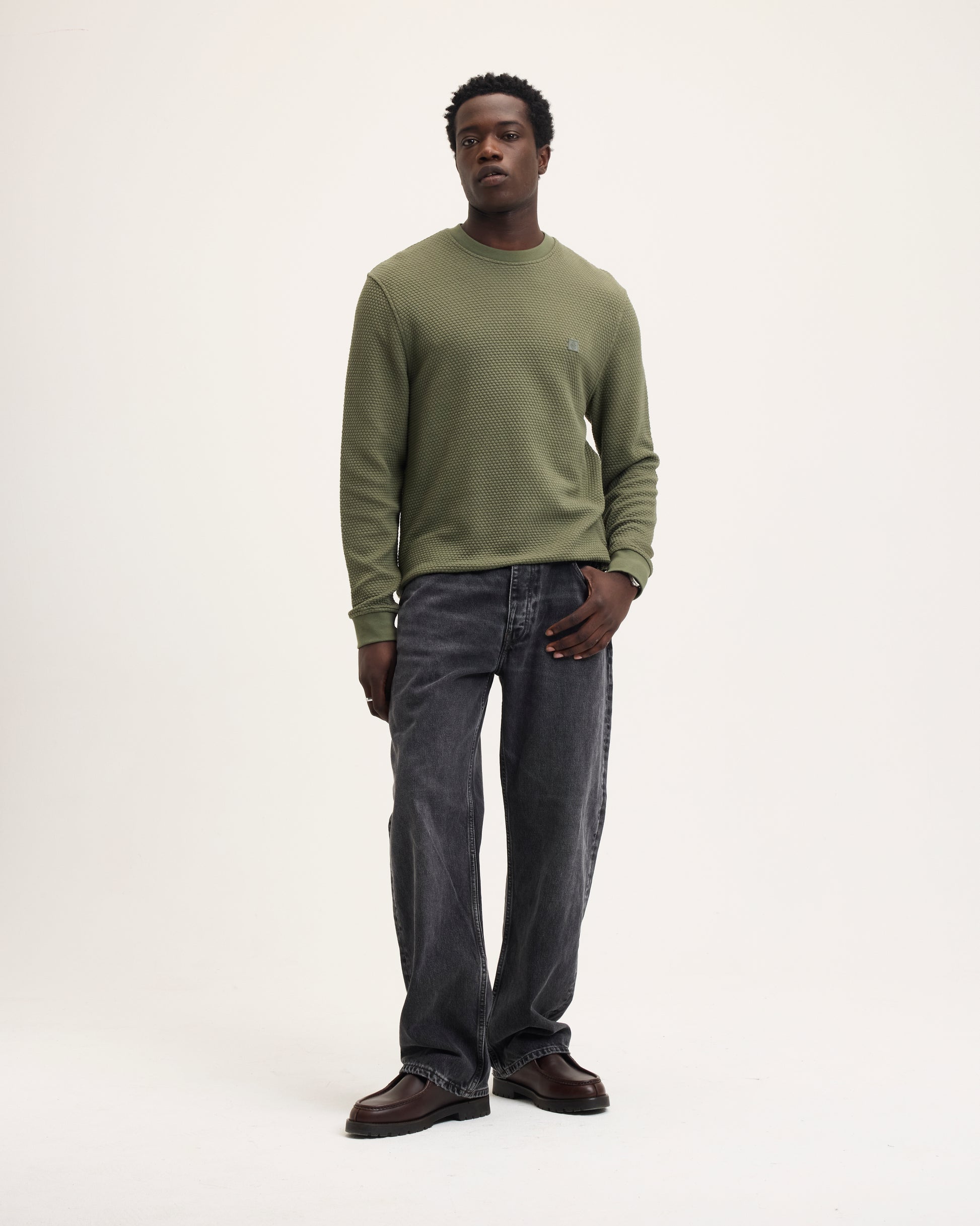THE GOODPEOPLE LEROY 26020715 Rubber Patch sweater