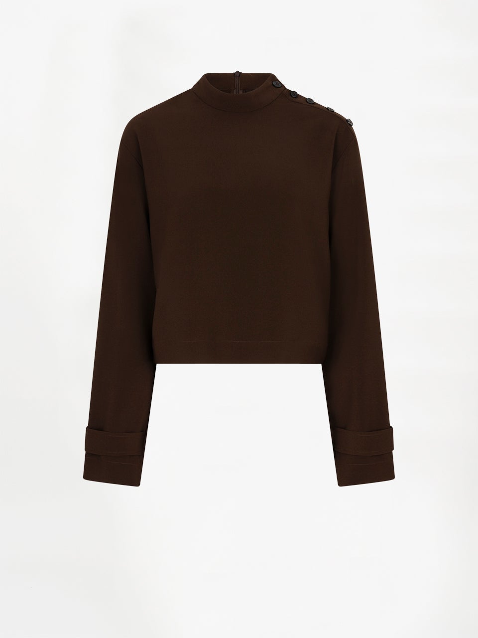 DANTE 6 263152 Raes buttondetail Top bruin