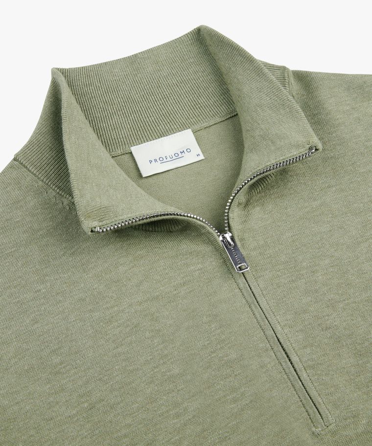 PROFUOMO PPXJ10008D PULLOVER HALF ZIP