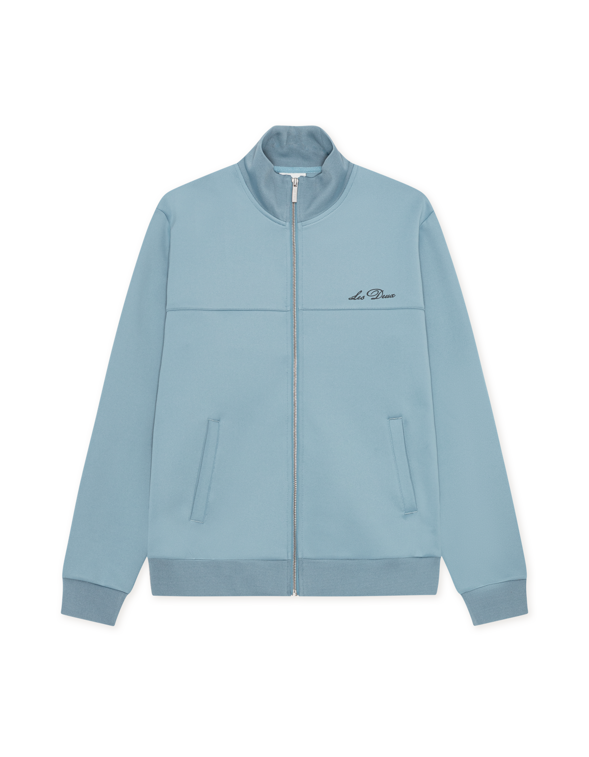 LES DEUX Signature Track Jacket 1001866 - Faded Denim Blue