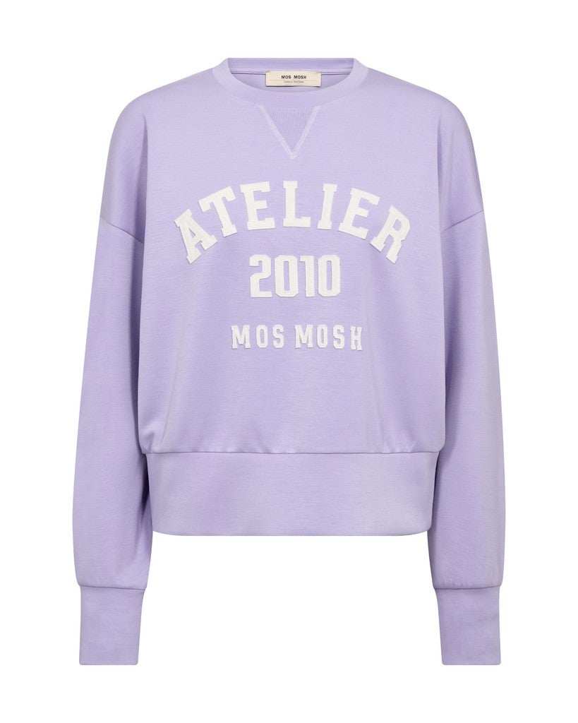 MOS MOSH177510 MMNima O-LS Sweatshirt - Violet