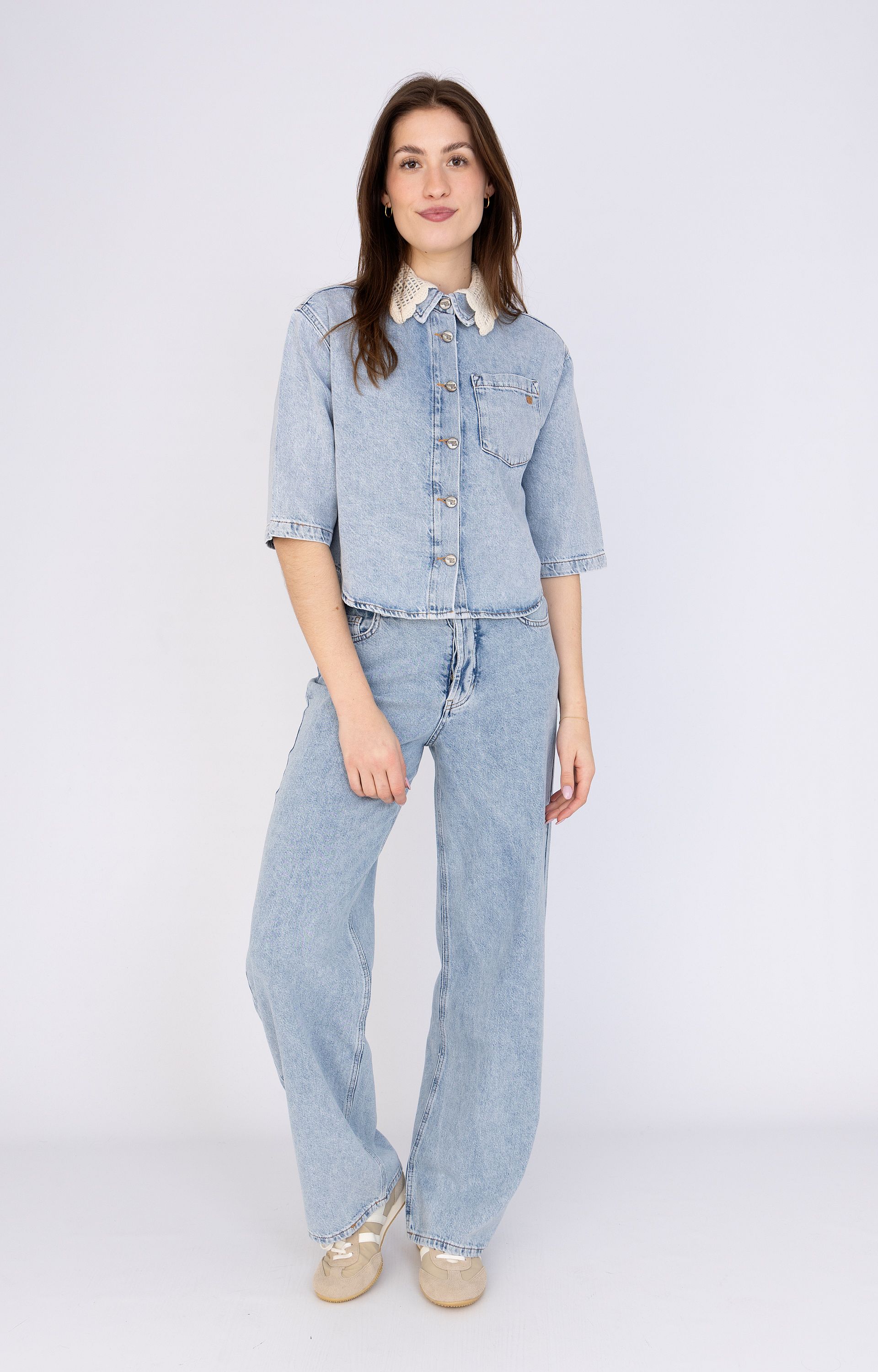 ANNA BLUE B11-02-Jeans Wider