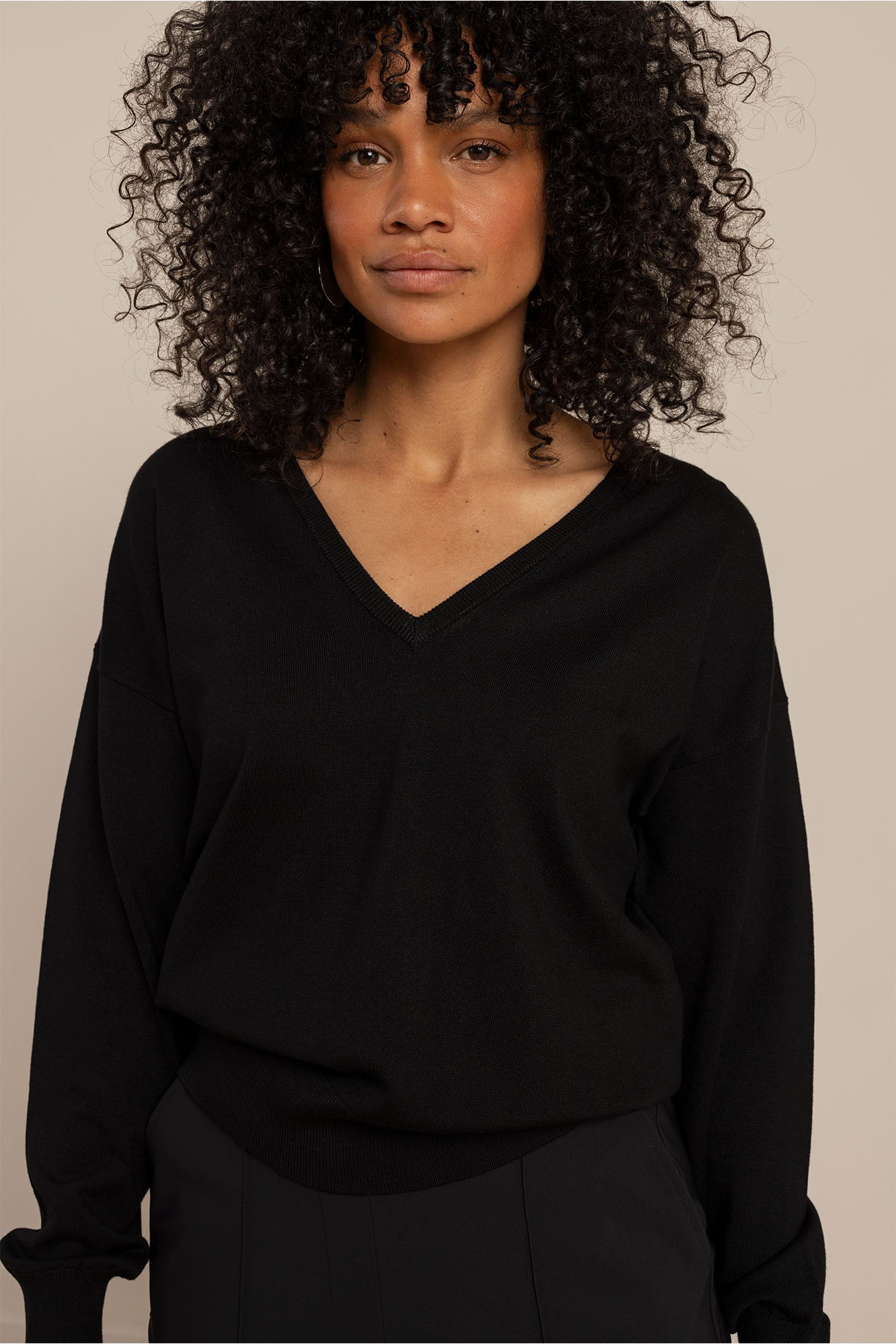 STUDIO ANNELOES 14317 Ruth v-neck pullover