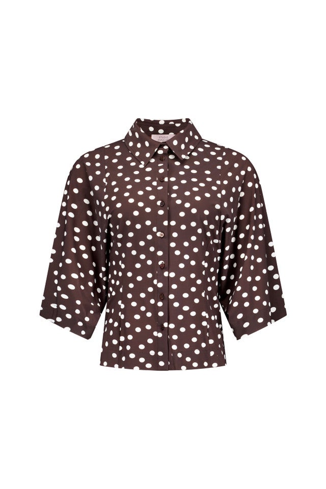 STUDIO ANNELOES 13937 Fabienne dot blouse