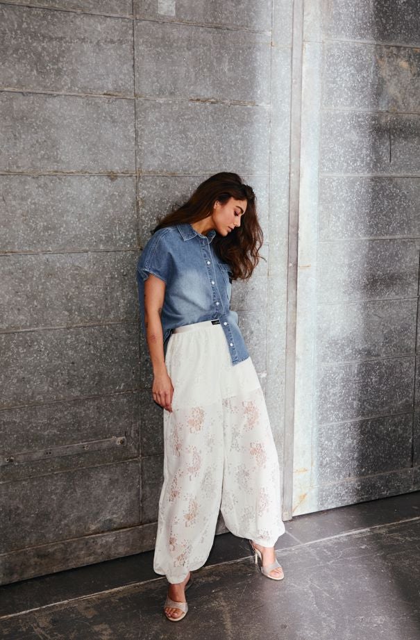 HAUTE L'AMITIE HL10653 Bella Lace Harem Tall Pants