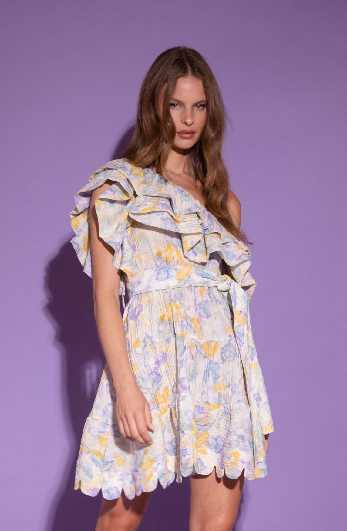 AMAYA Amsterdam Clover Jurk-Licht Blauw