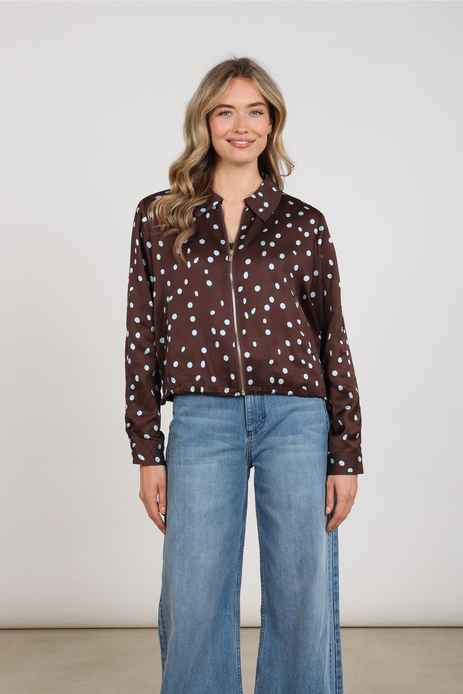 NUKUS NKF13128 Doreen Bomber Dots