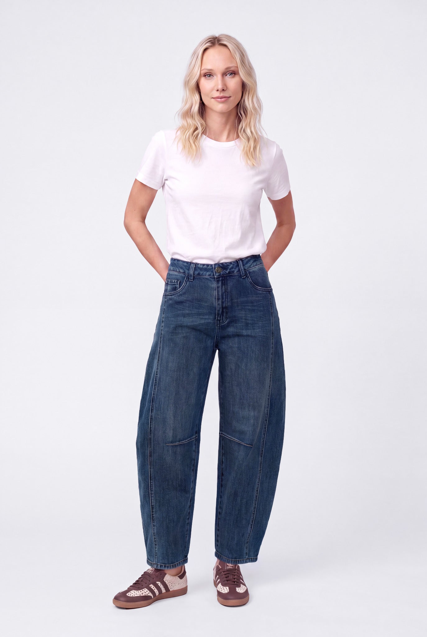 FLORÈZ CR0291 Shimmy Barrel Jeans