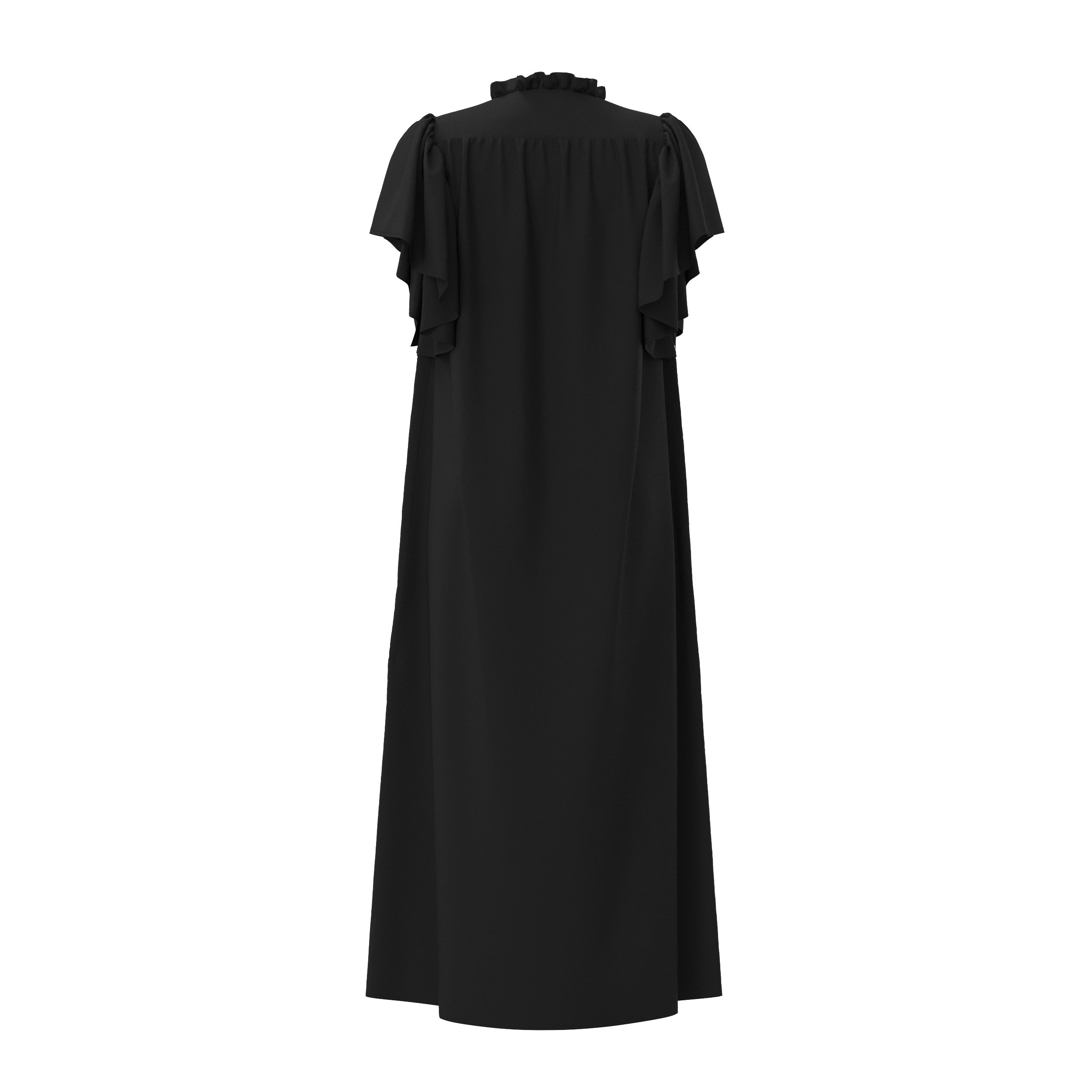 CO'COUTURE 504388 HeraCC SS Frill Dress - Black