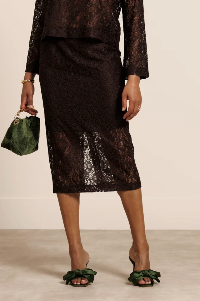 STUDIO ANNELOES 13758 Alissa lace skirt