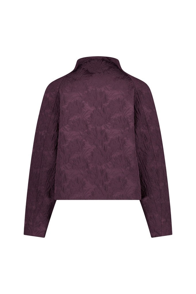 Studio Anneloes 14254 Meis bomber jacket - aubergine