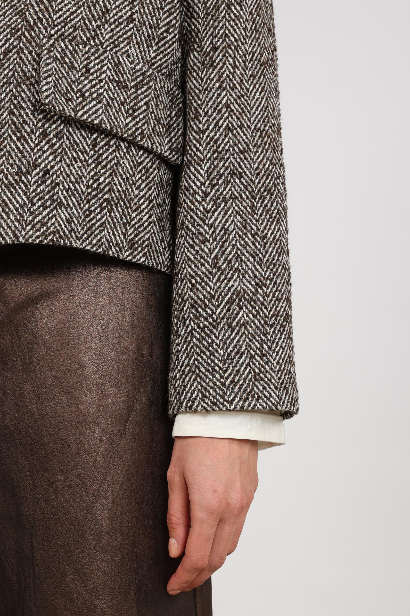 NUKUS NKF13096 Daphne Jacket Herringbone