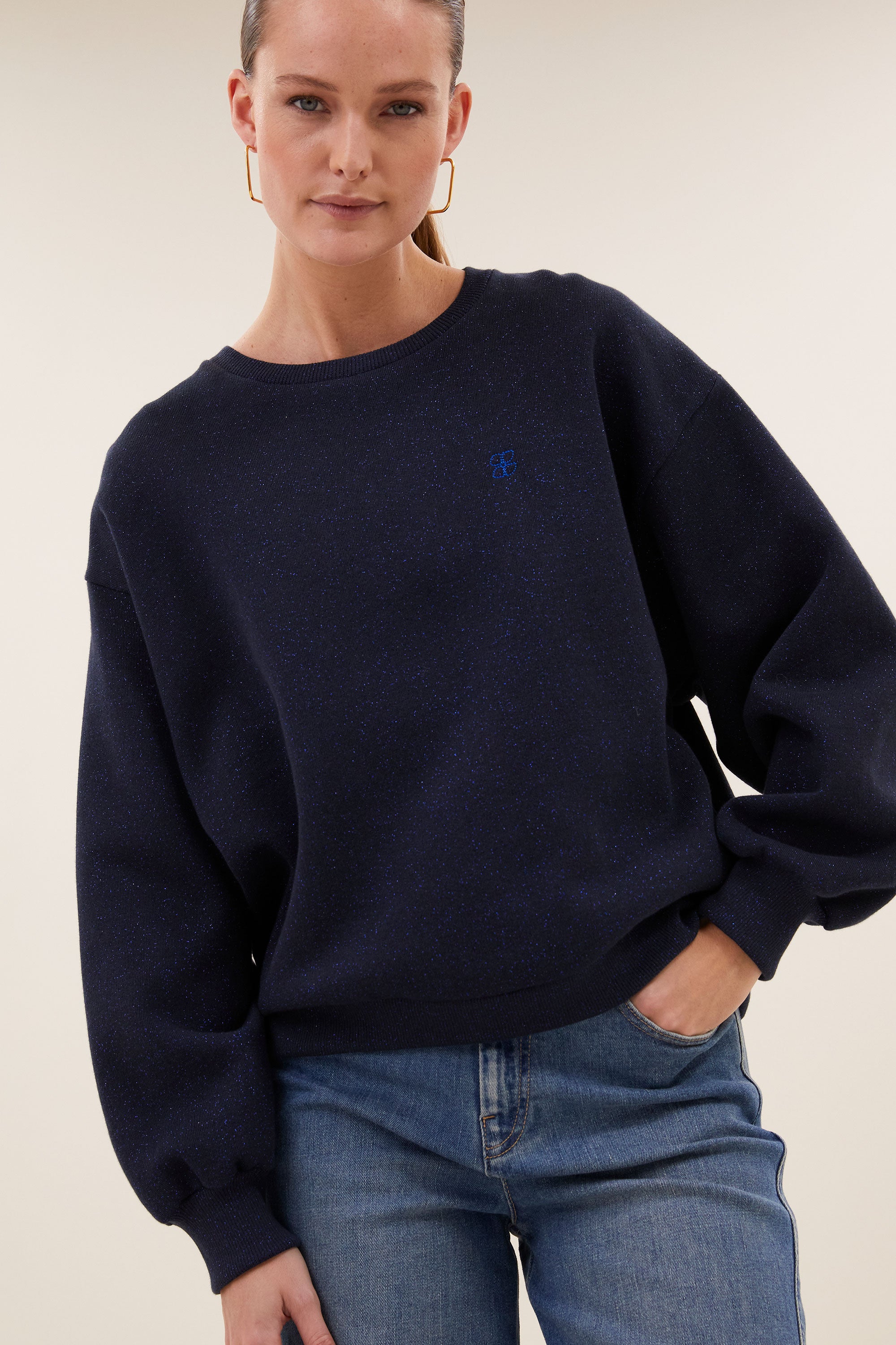 BY-BAR 26418905 lili sprakle sweater