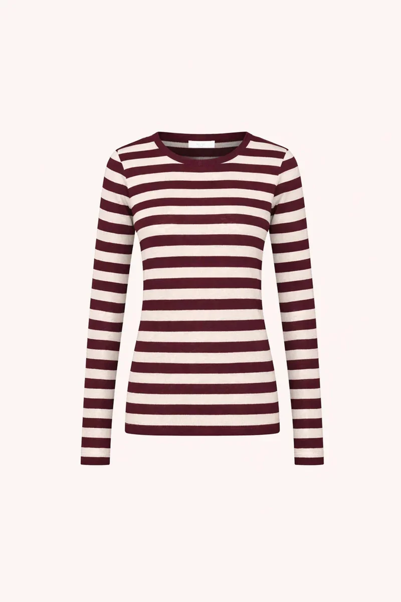 BY-BAR 26411101 BasicLS BigStripe T-Shirt