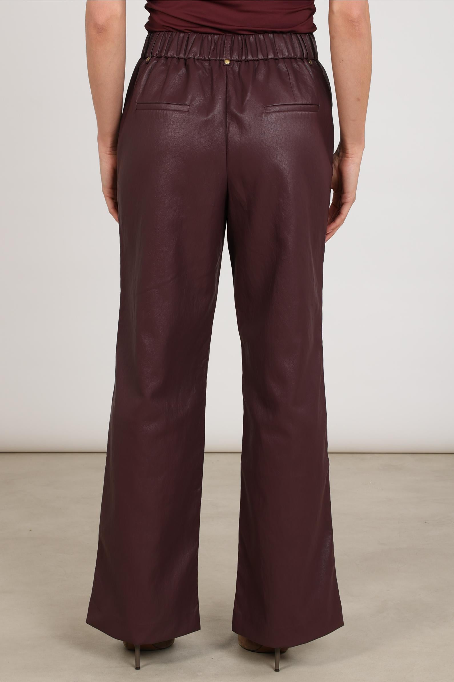 NUKUS NKF09061 Jill Pants PU-cherry