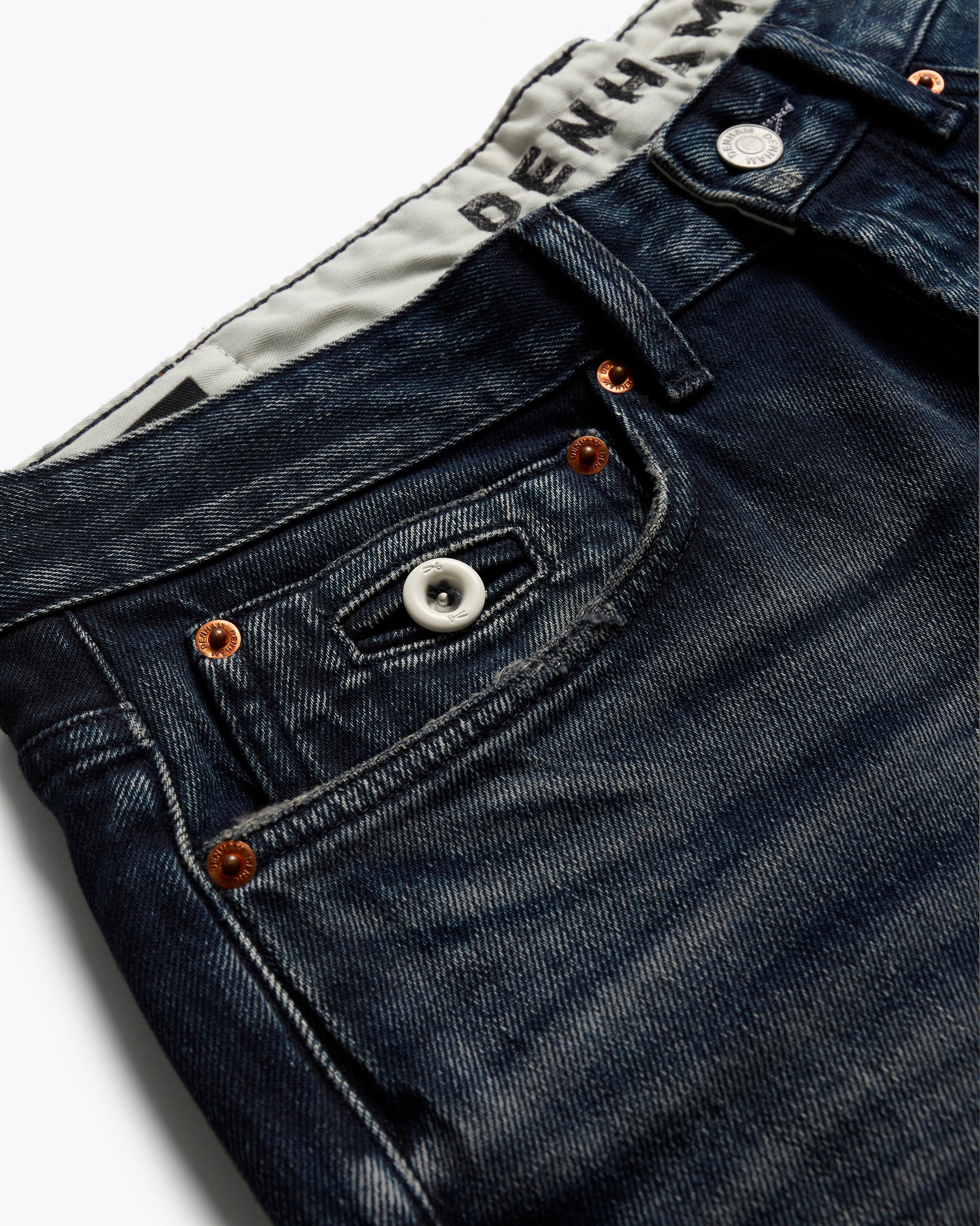 DENHAM 01-26-07-11-024 RIDGE JESSY straight fit jeans