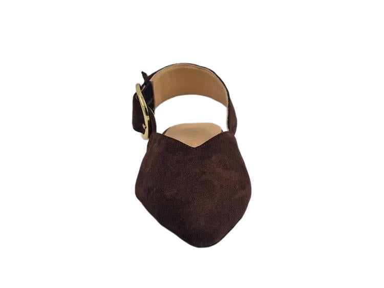 Babouche YENA-2 Slingback DarkBrown