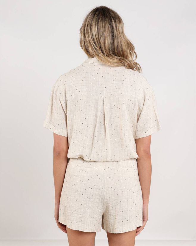 NUKUS NKS02108 Leonora Blouse met pailletjes