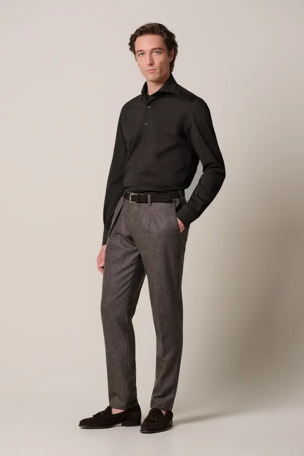 PROFUOMO PPXH30021F Bruin japanese knitted shirt