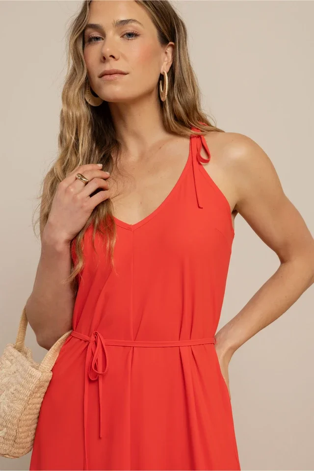 STUDIO ANNELOES 13817 Carise dress-coral red