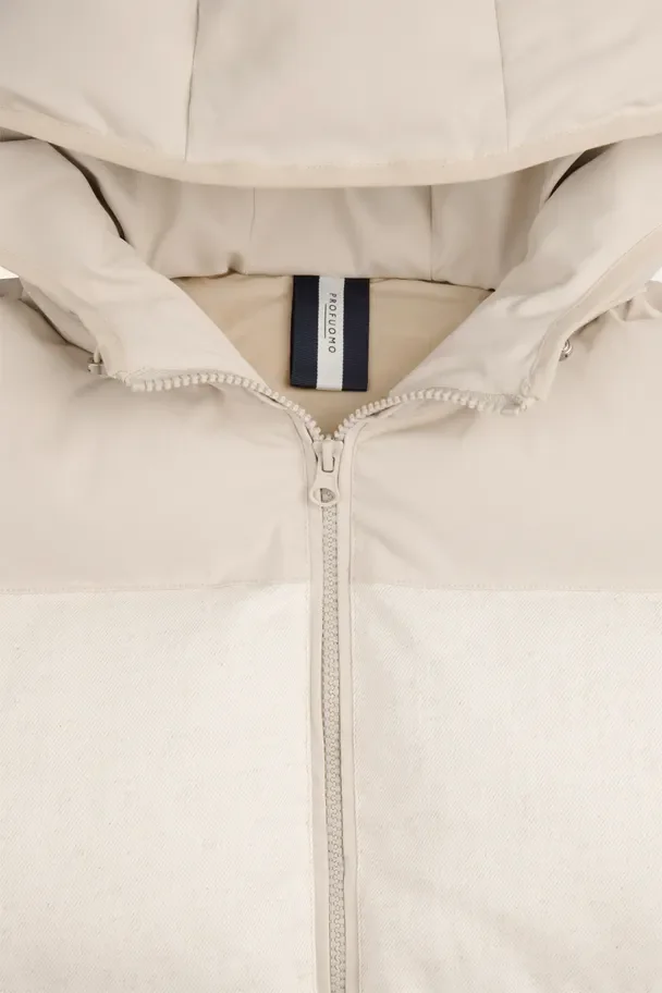 PROFUOMO PPXU30006B Hooded bodywarmer